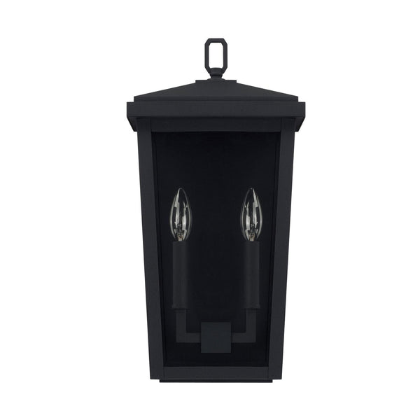Capital Lighting Two Light Outdoor Wall Lantern 926222BK Coastal Lighting