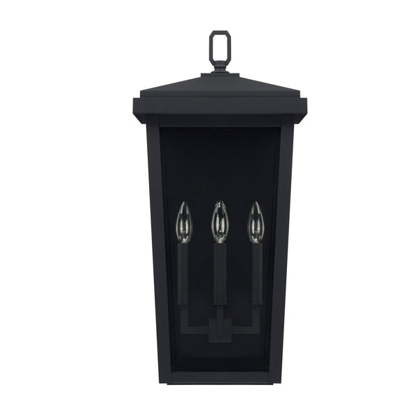 Capital Lighting Three Light Outdoor Wall Lantern 926232BK Coastal Lighting