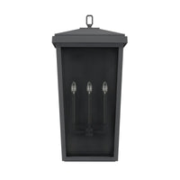 Capital Lighting Three Light Outdoor Wall Lantern 926231BK Coastal Lighting