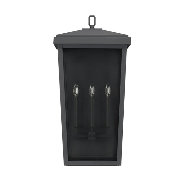 Capital Lighting Three Light Outdoor Wall Lantern 926231BK Coastal Lighting
