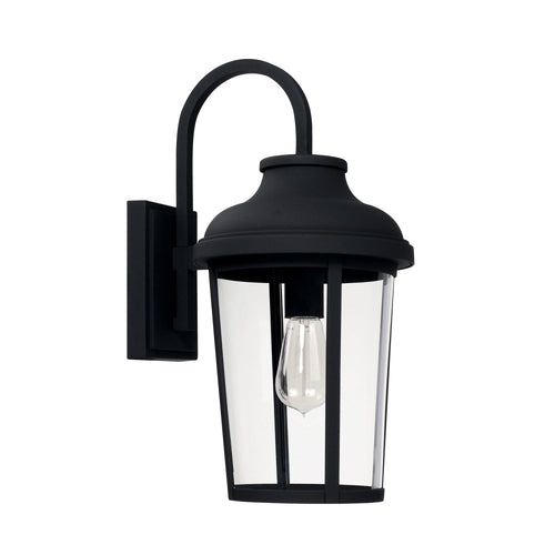 Capital Lighting One Light Outdoor Wall Lantern 927011BK Coastal Lighting