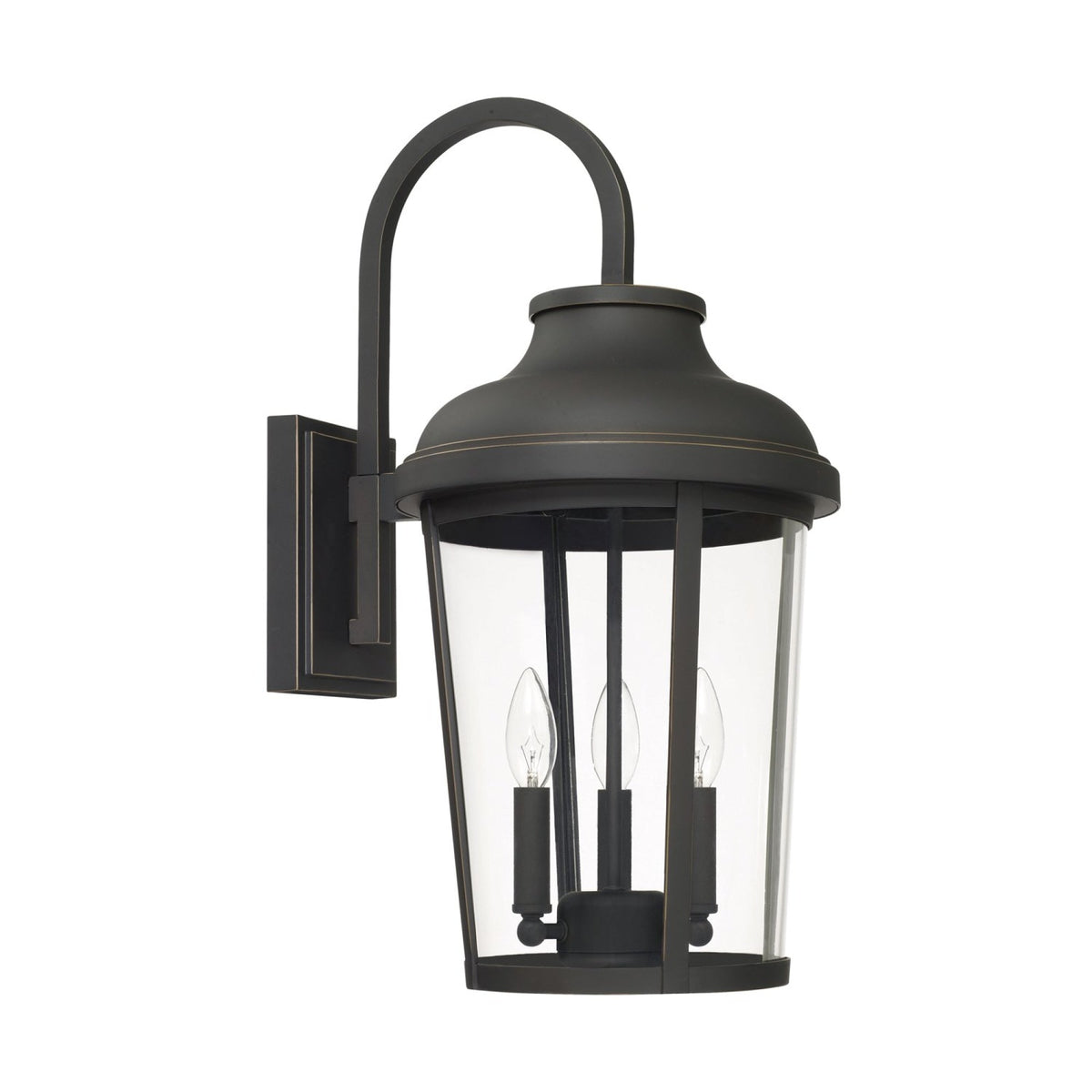 Capital Lighting Three Light Outdoor Wall Lantern 927031OZ Coastal Lighting