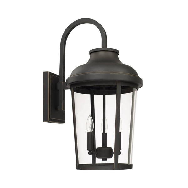 Capital Lighting Three Light Outdoor Wall Lantern 927032OZ Coastal Lighting