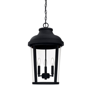 Capital Lighting Three Light Outdoor Hanging Lantern 927033BK Coastal Lighting