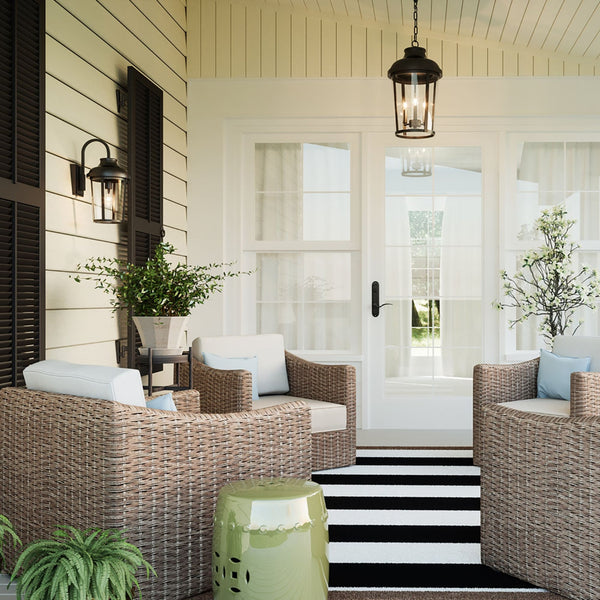 Dunbar - Coastal Outdoor Hanging Lantern Black 927033BK Lighting