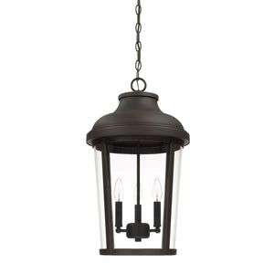 Capital Lighting Three Light Outdoor Hanging Lantern 927033OZ Coastal Lighting