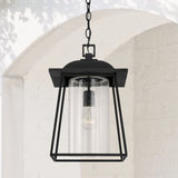 Capital Lighting Durham - Coastal Outdoor Hanging Lantern - Black 943614BK Coastal Lighting