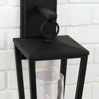 Capital Lighting Elliott - 7.25 Coastal Outdoor Wall Lantern 948112BK Coastal Lighting