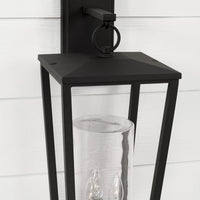 Capital Lighting Elliott - 9.25 Coastal Outdoor Wall Lantern 948131BK Coastal Lighting