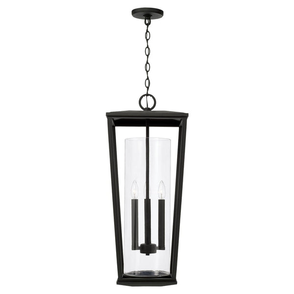 Capital Lighting Elliott - Coastal Outdoor Hanging Lantern 948132BK Coastal Lighting