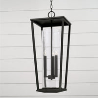 Capital Lighting Elliott - Coastal Outdoor Hanging Lantern 948132BK Coastal Lighting