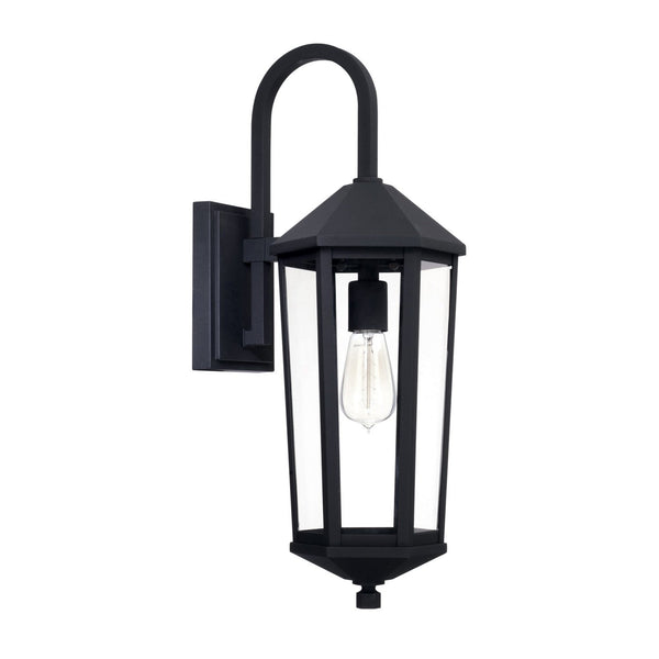 Capital Lighting One Light Outdoor Wall Lantern 926911BK Coastal Lighting