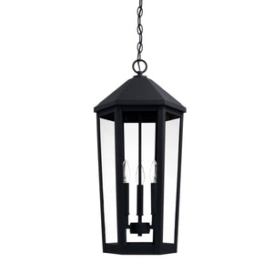 Capital Lighting Three Light Outdoor Hanging Lantern 926933BK Coastal Lighting