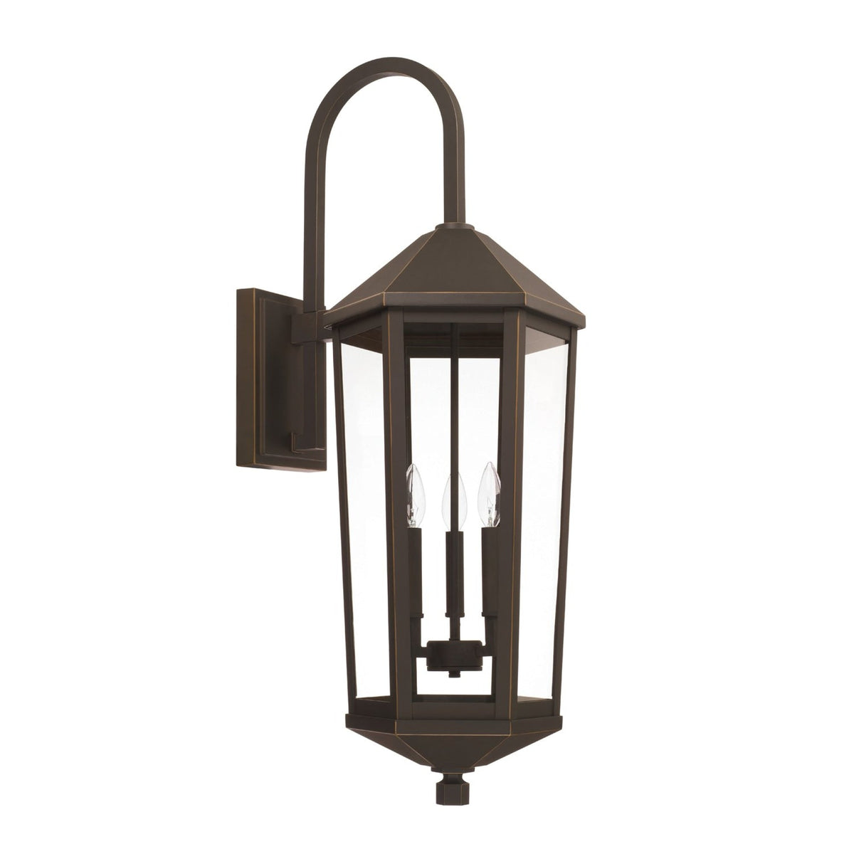 Capital Lighting Three Light Outdoor Wall Lantern 926932OZ Coastal Lighting