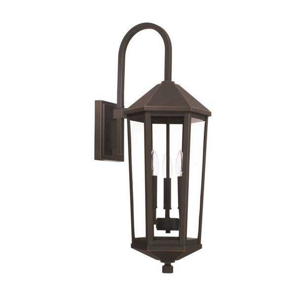 Capital Lighting Three Light Outdoor Wall Lantern 926931OZ Coastal Lighting