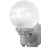 Wave Everstone Non-Corrosive Globe Wall Mount - Companion Size S27SC-GY Graystone / Clear Prismatic Coastal Lighting