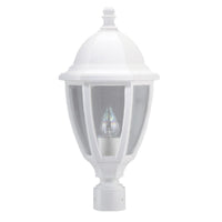 Wave Everstone Non-Corrosive Post Lantern - Full Size S11T-C-WH Whitestone Coastal Lighting