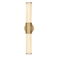 Facet LED Vanity - Medium - Brass