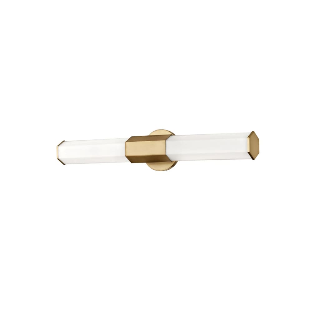 Facet LED Vanity - Medium - Brass