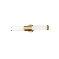 Facet LED Vanity - Medium - Brass