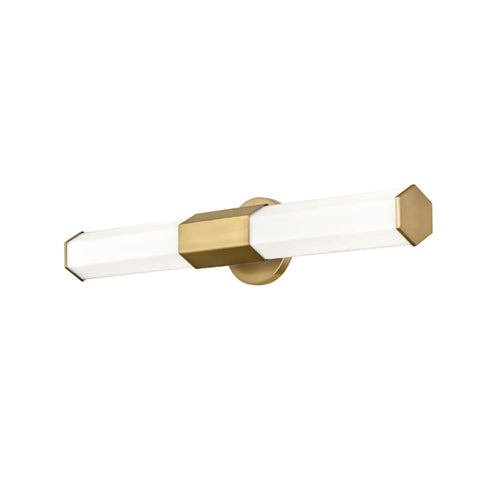 Facet LED Vanity - Medium - Brass
