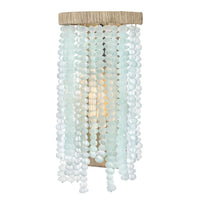 Dune Blue Sea Glass Sconce