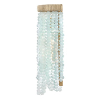 Dune Blue Sea Glass Sconce