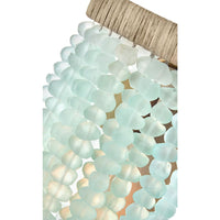 Dune Blue Sea Glass Semi-Flush Mount