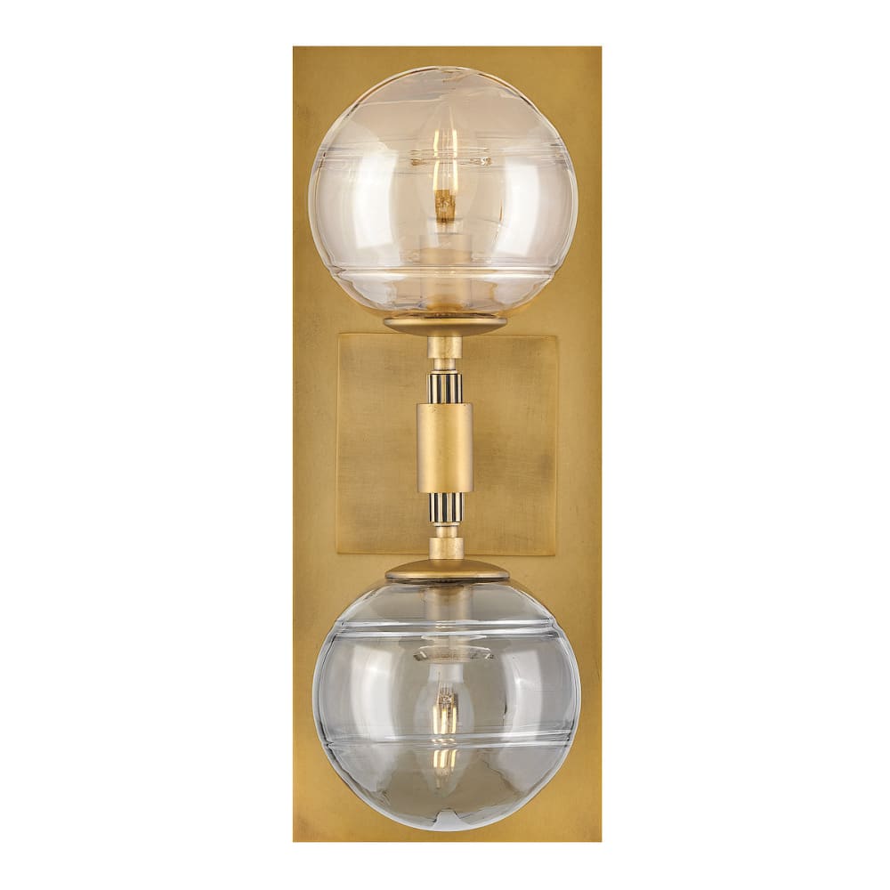 Oberon 2 Light Sconce - Brass