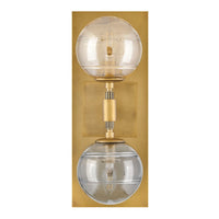 Oberon 2 Light Sconce - Brass