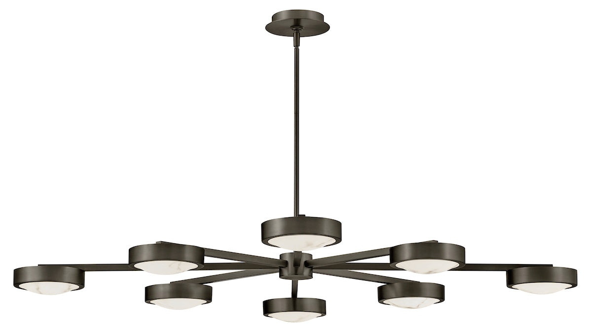 Cava Chandelier/Semi-Flush Mount - Black