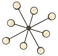 Cava Chandelier/Semi-Flush Mount - Black
