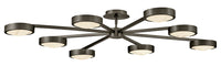 Cava Chandelier/Semi-Flush Mount - Black