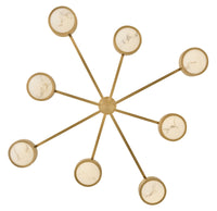 Cava Chandelier/Semi-Flush Mount - Brass