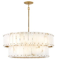 Simone Alabaster Drum Chandelier