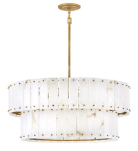 Simone Alabaster Drum Chandelier