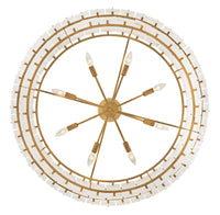 Simone Alabaster Drum Chandelier