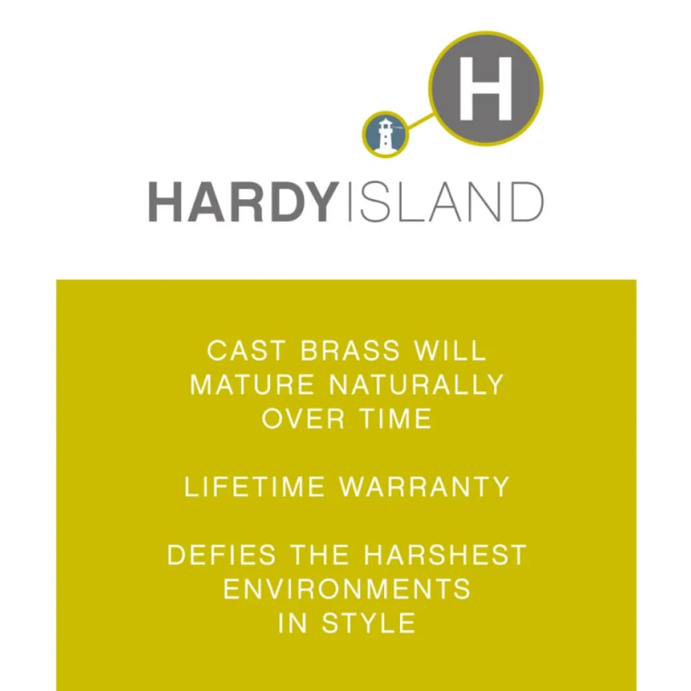 Hardy Island Brass Coastal Path Light -  Side Mount