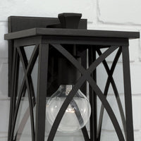 Capital Lighting Harwich Coastal Outdoor Wall Lantern - 12.5 - Black 946511BK Coastal Lighting