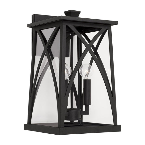 Capital Lighting Harwich Coastal Outdoor Wall Lantern -16.5 - Black 946531BK Coastal Lighting