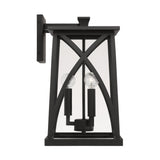 Capital Lighting Harwich Coastal Outdoor Wall Lantern -16.5 - Black 946531BK Coastal Lighting