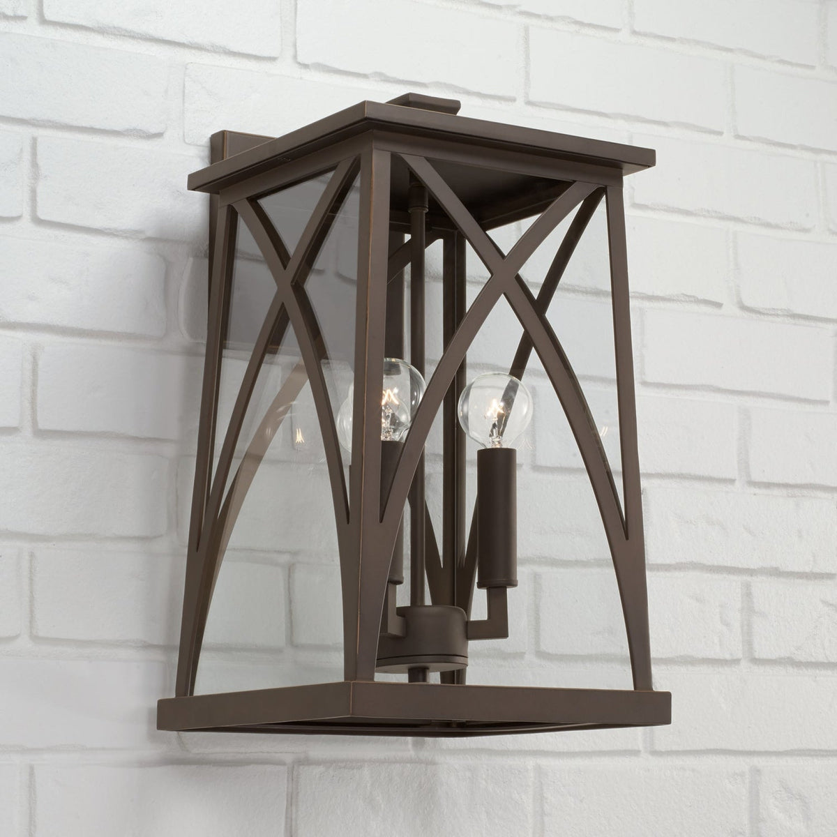 Capital Lighting Harwich Coastal Outdoor Wall Lantern - 16.5 - Oiled Bronze 946531OZ Coastal Lighting