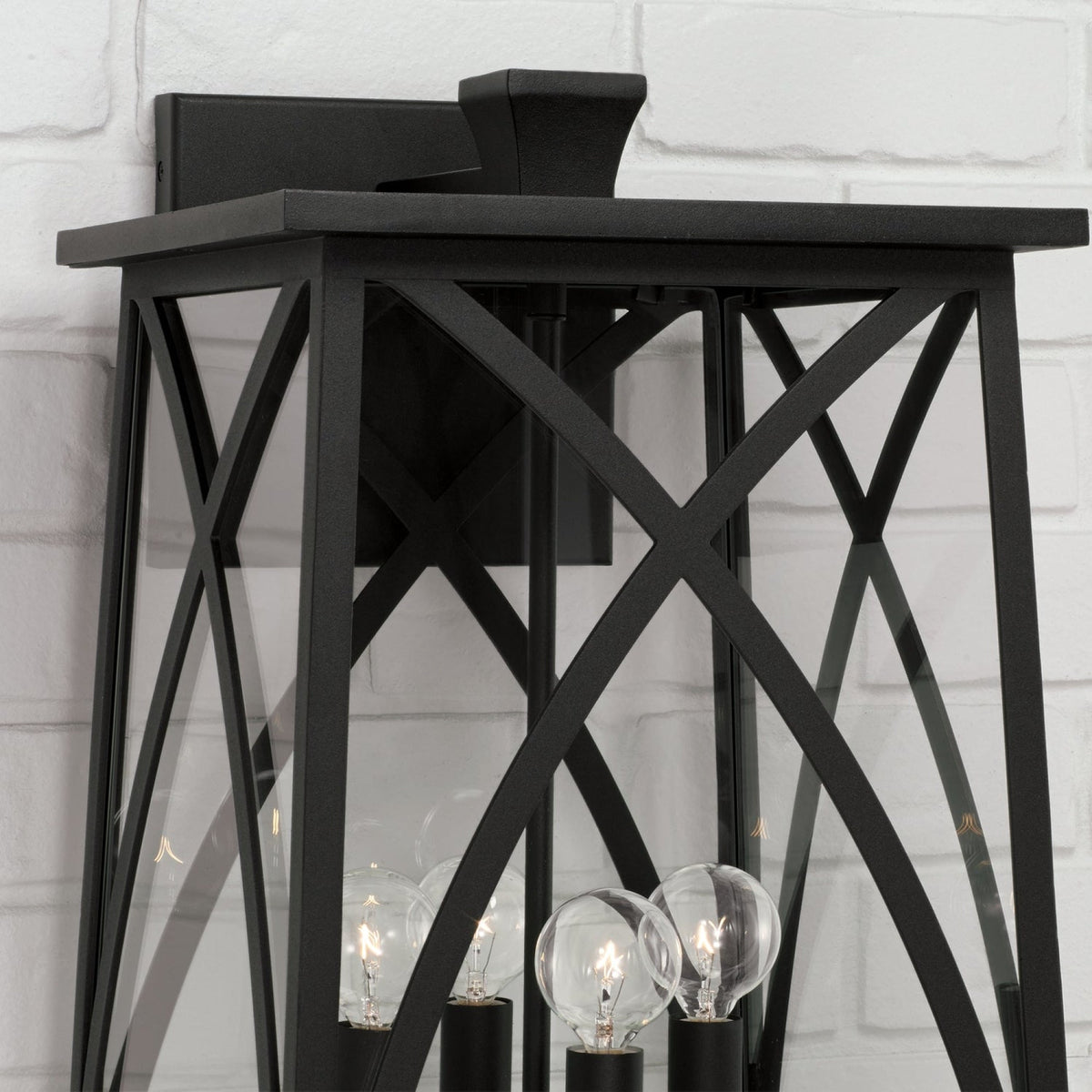 Capital Lighting Harwich Coastal Outdoor Wall Lantern - 20 - Black 946541BK Coastal Lighting