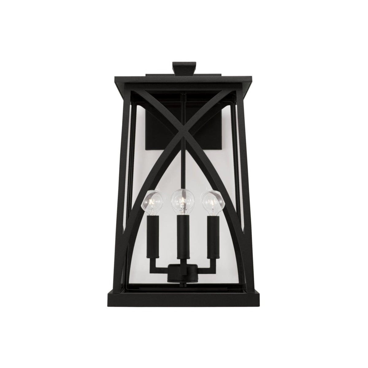 Capital Lighting Harwich Coastal Outdoor Wall Lantern - 20 - Black 946541BK Coastal Lighting