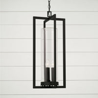 Capital Lighting Kent - Coastal Outdoor Hanging Lantern 948232BK Coastal Lighting