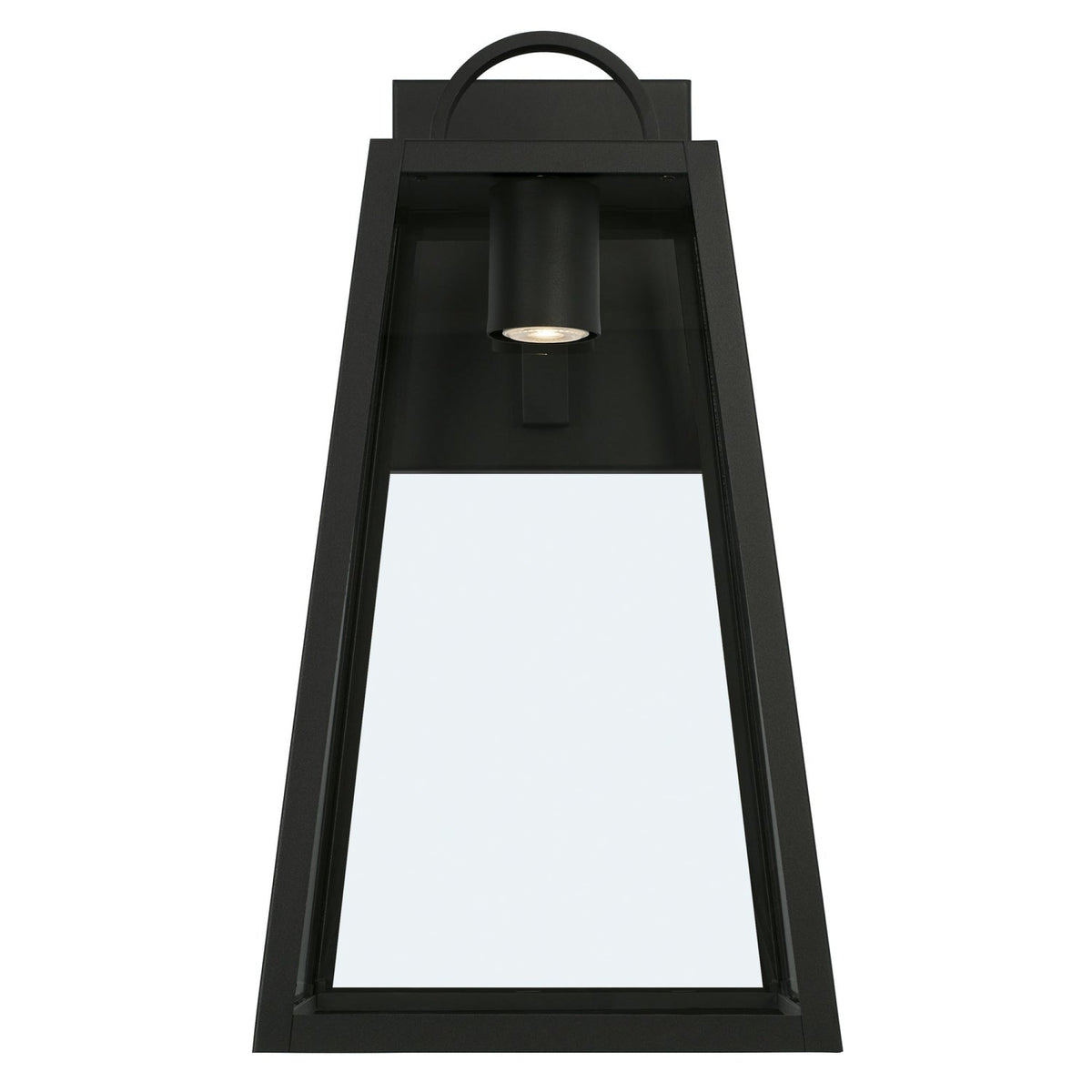 Capital Lighting Leighton - 1 Light Coastal Outdoor Wall Lantern - Dark Sky - 23 - Black 943713BK-GL Coastal Lighting