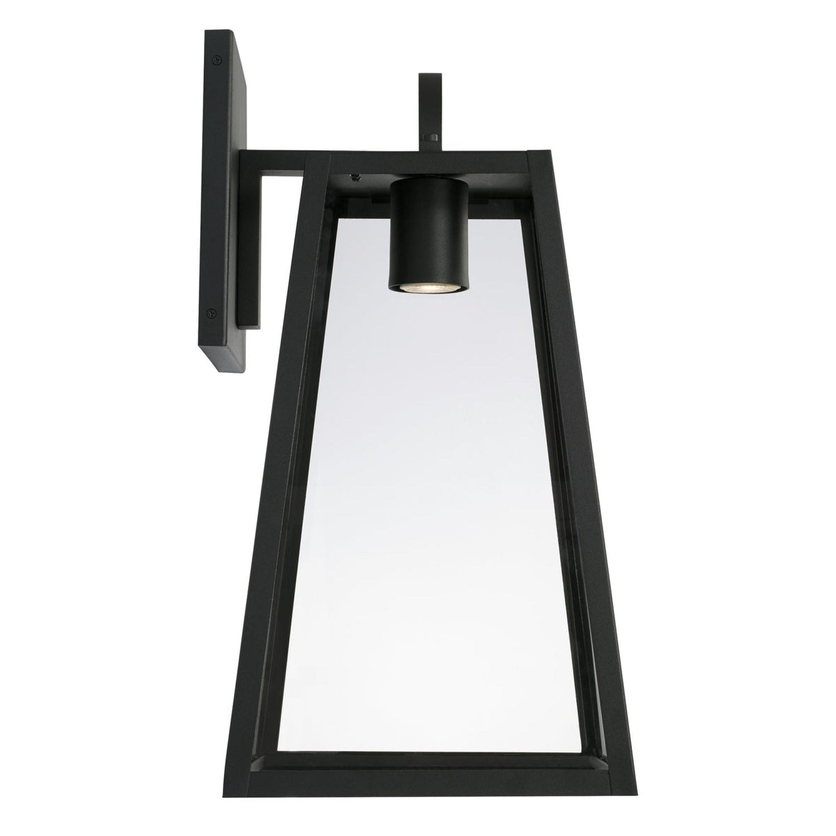 Capital Lighting Leighton - 1 Light Coastal Outdoor Wall Lantern - Dark Sky - 23 - Black 943713BK-GL Coastal Lighting