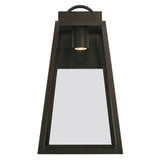 Capital Lighting Leighton - 1 Light Coastal Outdoor Wall Lantern - Dark Sky - 23 - Oiled Bronze 943713OZ-GL Coastal Lighting