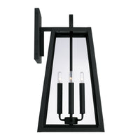 Capital Lighting Leighton - 4 Light Coastal Outdoor Wall Lantern - 23 - Black 943743BK Coastal Lighting