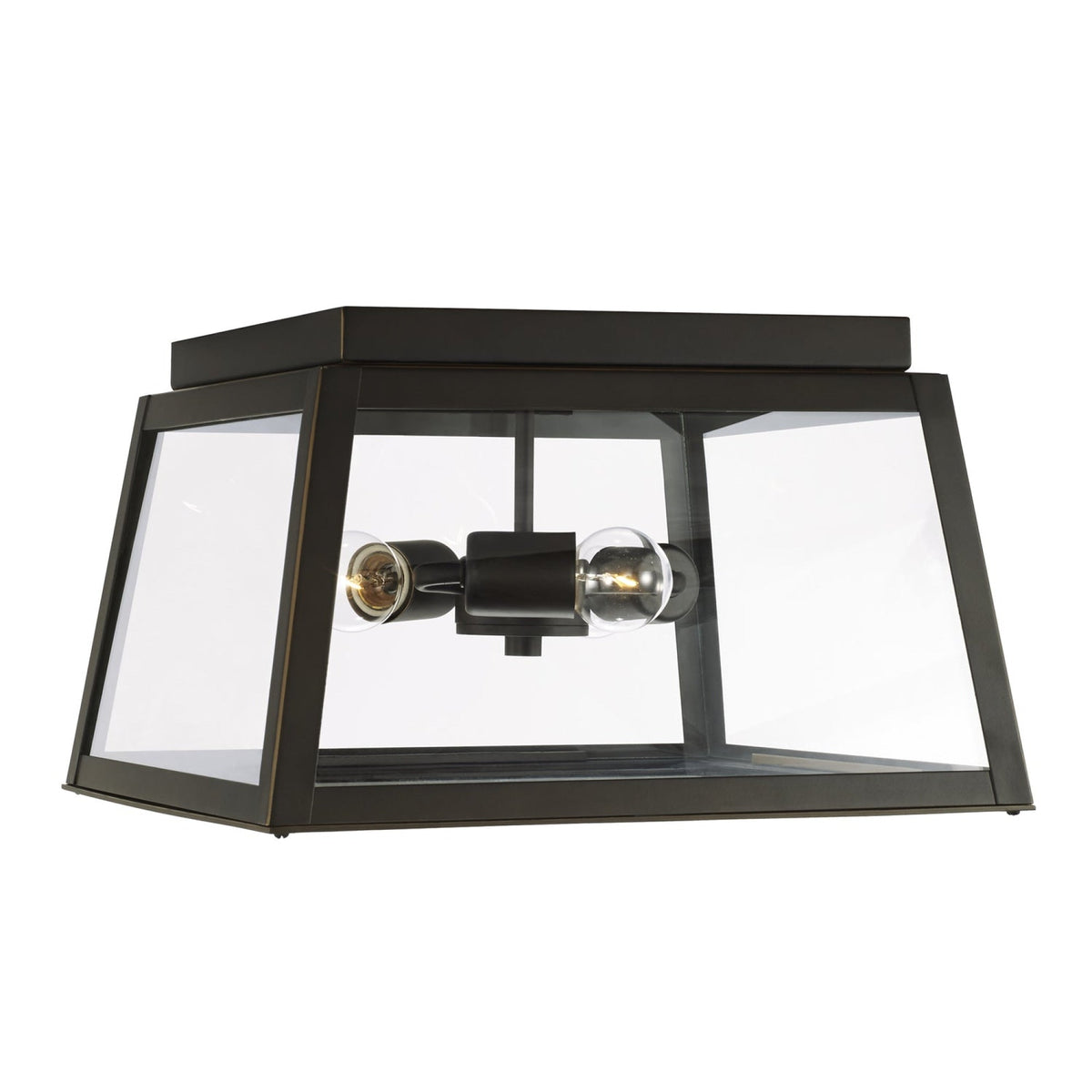 Capital Lighting Leighton - Coastal Outdoor Flush Mount - Oiled Bronze 943736OZ Coastal Lighting